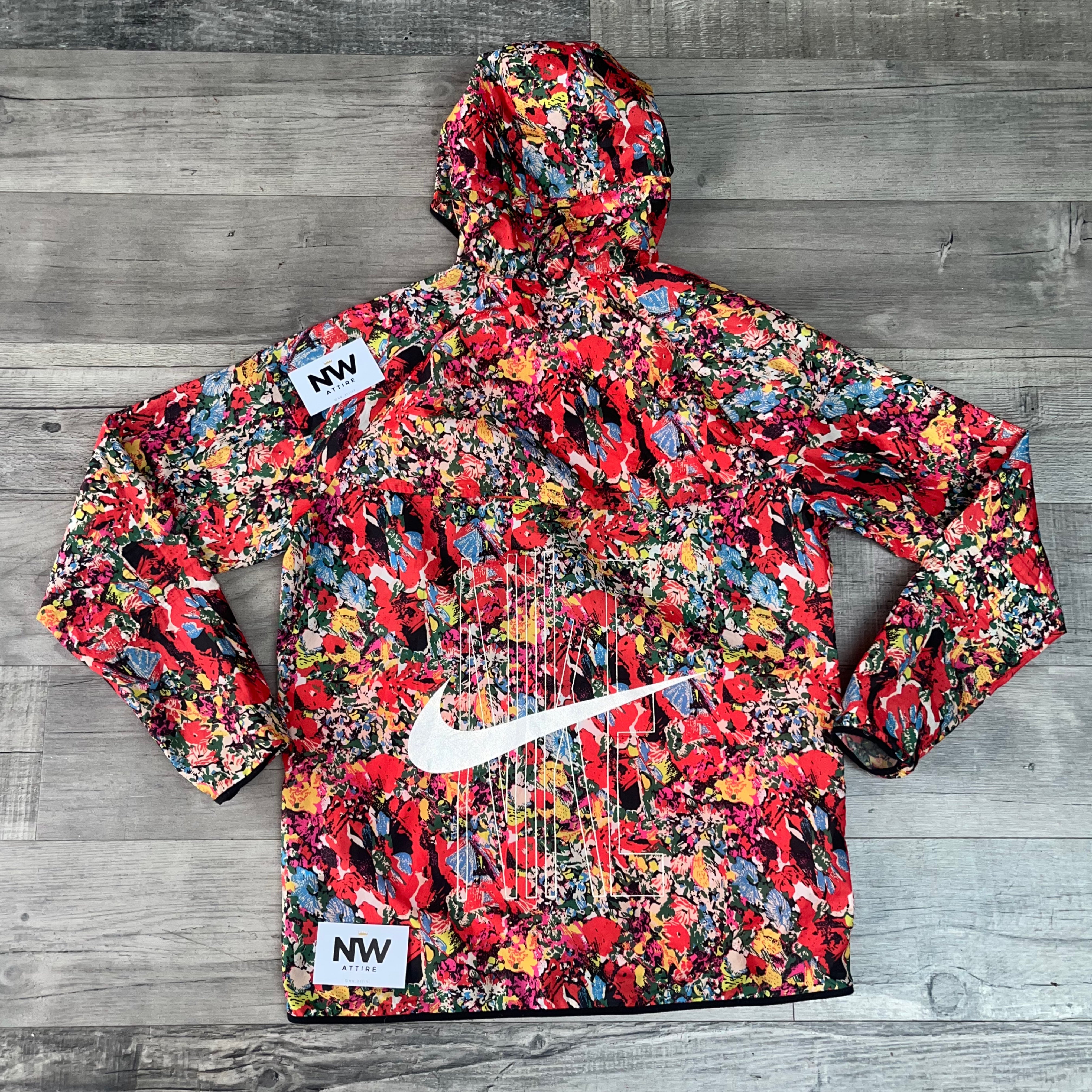 Nike hot sale floral windbreaker